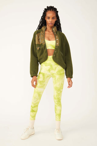Free People Hit The Slopes Jacket in Olive