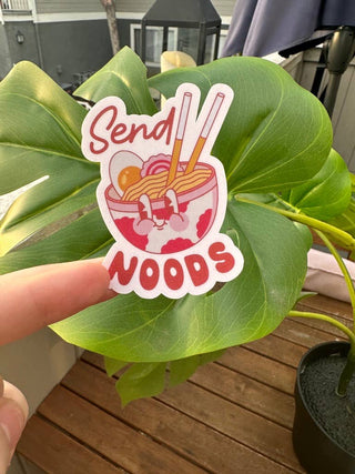 Send Noods Sticker, Noodle Sticker