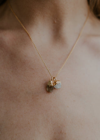 The Custom Gemstone Nugget Necklace