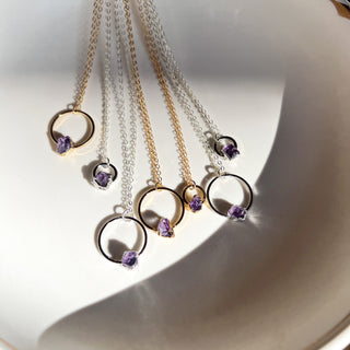 The Custom Gemstone Ring Necklace